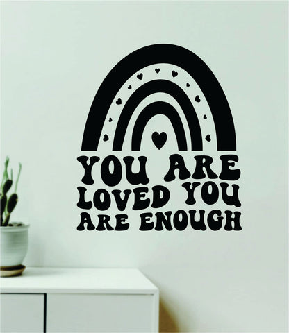 Love Yourself V5 Wall Decal Home Decor Art Sticker Vinyl Quote Inspirational Positive Affirmation Mental Health