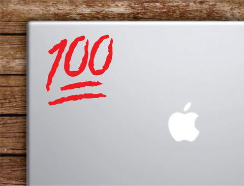 100 Emoji Laptop Apple Macbook Car Quote Wall Decal Sticker Art Vinyl Inspirational Motivational Funny 1 hunnid
