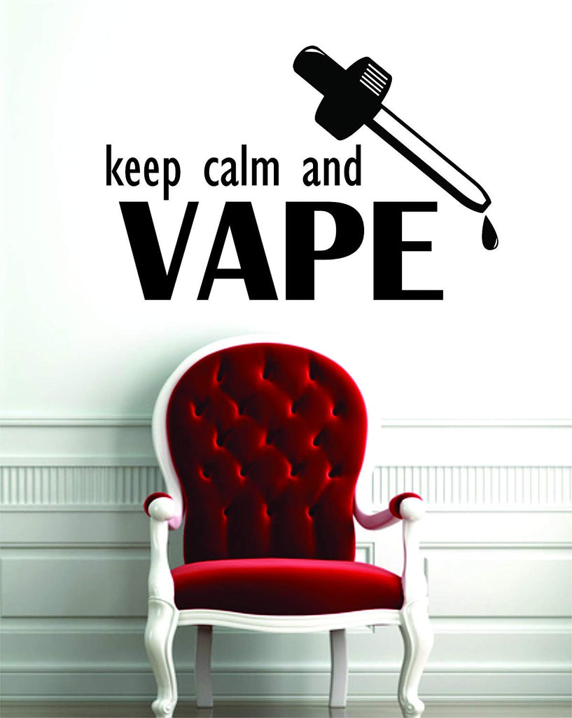 Keep Calm and Vape Wall Decal Sticker Vinyl Art Bedroom Room Home Deco boop decals Keep Calm and Vape Wall Decal Sticker Vinyl Art Bedroom Room Home Deco boop decals