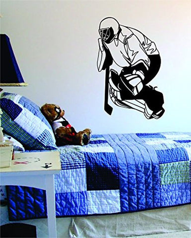Hockey Goalie Version 3 Sports Desig Decal Sticker Wall Vinyl Decor Art