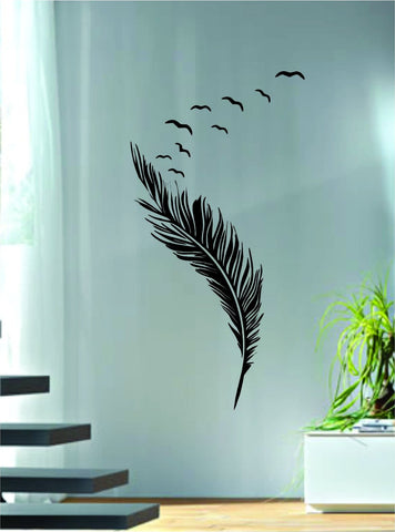 Large Feathers Decals