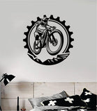 BMX Biker Gear Wall Decal Home Room Decor Vinyl Art Sticker Sports Teen Kids Bike Bicycle Mountains