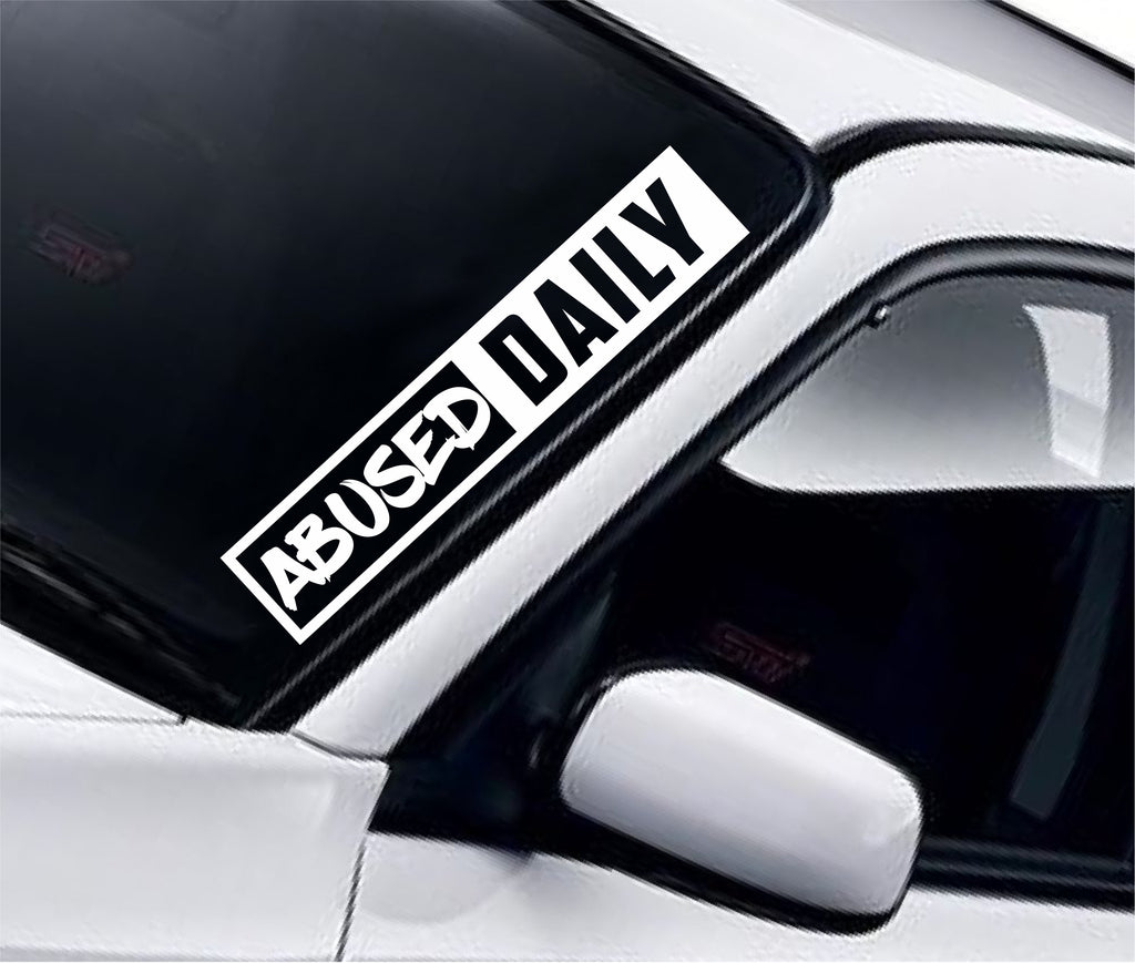 Window Slap Sticker Slammed Car Window Sticker