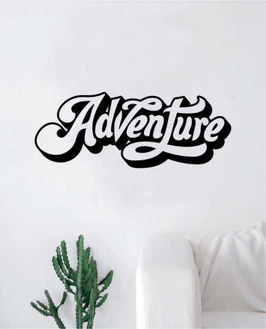 Adventure Quote Wall Decal Sticker Home Decor Vinyl Art Bedroom Teen Inspirational Kids Travel