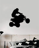ATV Quad 4 Wheeler Sports Decal Sticker Bedroom Room Wall Vinyl Art Home Decor Teen Sports Moto X Rider Biker Race Dirtbike