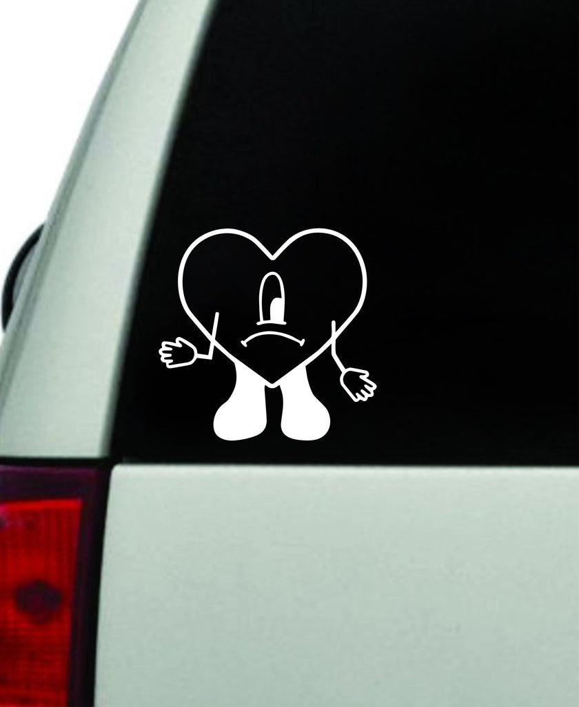Bad Bunny Heart Logo Wall Decal Car Truck Window Windshield JDM Sticke –  boop decals