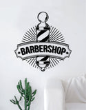 Barbershop Logo Wall Decal Home Decor Art Sticker Vinyl Bedroom Room Quote Barber Haircut Shop Scissors Comb