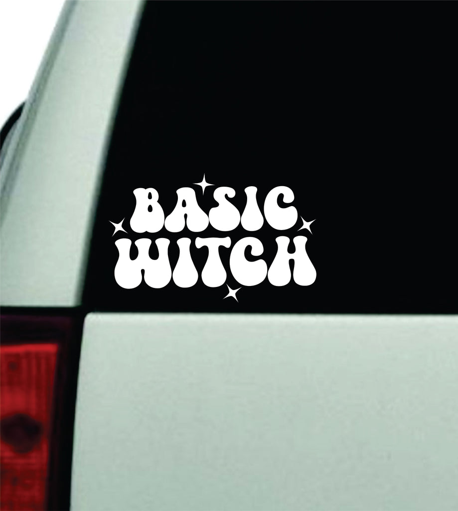 Basic Witch Car Decal Truck Window Windshield Rearview JDM Bumper