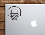 Basketball Hoop Laptop Wall Decal Sticker Vinyl Art Quote Macbook Apple Decor Car Window Truck Teen Inspirational Girls Sports