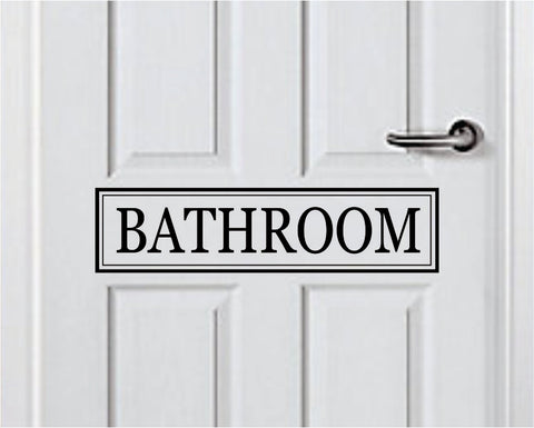 Bathroom Quote Wall Decal Sticker Bedroom Room Art Vinyl Inspirational Door Sign Teen Home Shower Toilet Restroom