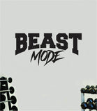 Beast Mode V6 Wall Decal Home Decor Bedroom Room Vinyl Sticker Art Teen Work Out Exercise Quote Gym Fitness Lift Strong Inspirational Motivational Health