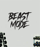 Beast Mode V7 Wall Decal Home Decor Bedroom Room Vinyl Sticker Art Teen Work Out Exercise Quote Gym Fitness Lift Strong Inspirational Motivational Health