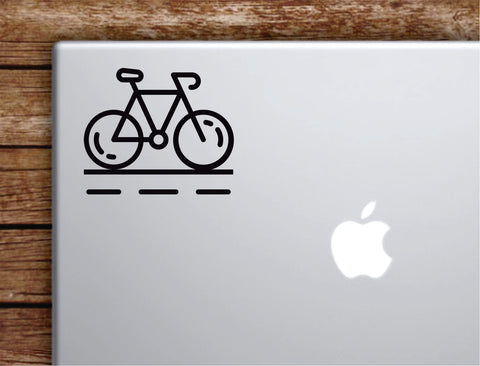 Bicycle Laptop Wall Decal Sticker Vinyl Art Quote Macbook Apple Decor Car Window Truck Teen Inspirational Girls Sports Bike BMX