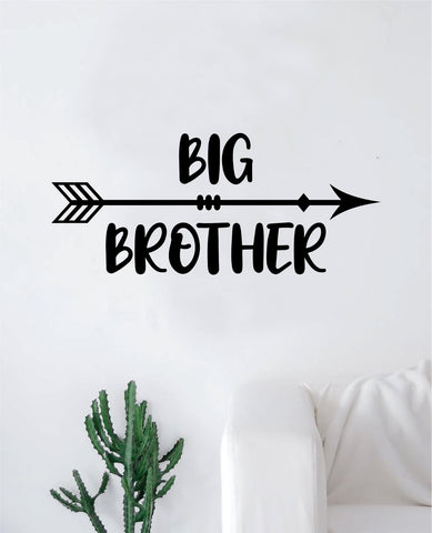 Big Brother Decal Sticker Bedroom Living Room Wall Vinyl Art Home Decor Quote Teen Kids Baby Nursery Playroom Arrow Son