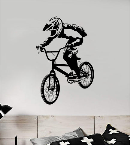 BMX Biker V13 Wall Decal Home Decor Bedroom Vinyl Art Sticker Sports Teen Kids Bike Bicycle Boy Girl