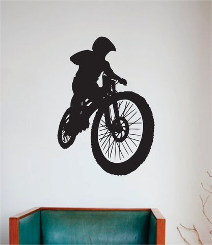 BMX Biker V8 Wall Decal Home Room Bedroom Decor Vinyl Art Sticker Sports Teen Kids Bike Bicycle Boy Girl