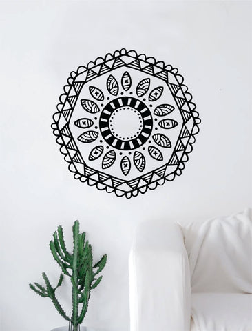 Boho Design V3 Decal Sticker Wall Vinyl Art Home Decor Teen Beautiful Yoga Namaste Mandala