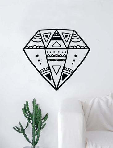 Boho Diamond Decal Sticker Wall Vinyl Art Home Decor Teen Beautiful Design Shine Bright
