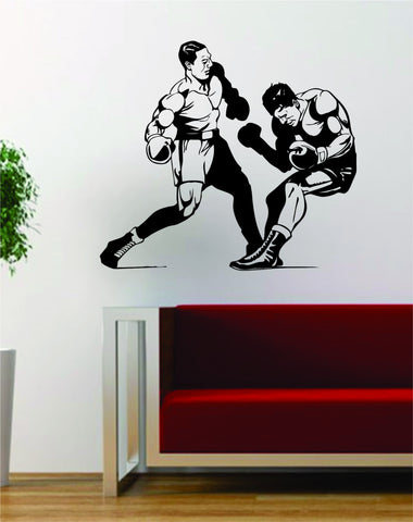 Boxing Fight Boxer Fighters Sports Design Decal Sticker Wall Vinyl Art Decor Home - boop decals - vinyl decal - vinyl sticker - decals - stickers - wall decal - vinyl stickers - vinyl decals