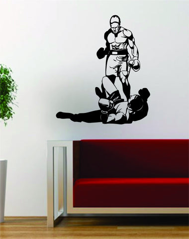 Boxing Knock Out Boxer Fight Sports Design Decal Sticker Wall Vinyl Art Decor Home - boop decals - vinyl decal - vinyl sticker - decals - stickers - wall decal - vinyl stickers - vinyl decals