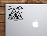 Camp Mountains Laptop Wall Decal Sticker Vinyl Art Quote Macbook Apple Decor Car Window Truck Teen Inspirational Girls Adventure Travel