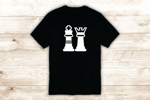 Chess T-Shirt Tee Shirt Vinyl Heat Press Custom Inspirational Quote Teen Board Game Smart King Queen