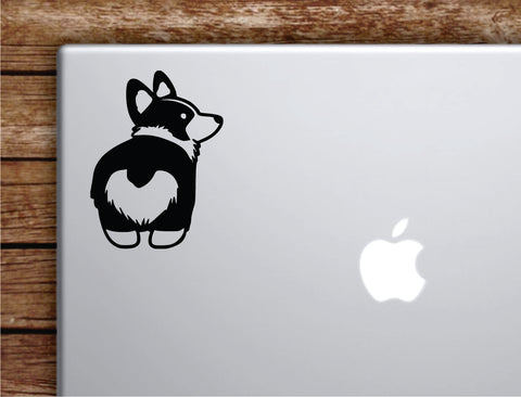 Corgi Butt Laptop Wall Decal Sticker Vinyl Art Quote Macbook Apple Decor Car Window Truck Teen Inspirational Girls Animals Dogs Cute
