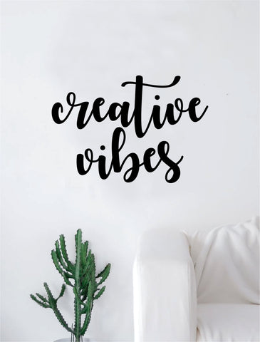 Creative Vibes Wall Decal Sticker Vinyl Art Decor Room Bedroom Inspirational Quote