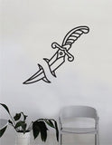 Dagger Wall Decal Home Decor Art Bedroom Room Sticker Vinyl Tattoo Traditional