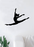 Dancer Leap Quote Wall Decal Sticker Bedroom Living Room Vinyl Art Home Sticker Decoration Decor Teen Nursery Inspirational Dancer Dancing Girls Leap Ballerina Cute