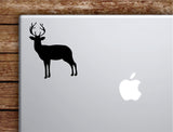 Deer Silhouette Laptop Apple Macbook Car Quote Wall Decal Sticker Art Vinyl Inspirational Motivational Animal Mountains Hunt Hunter