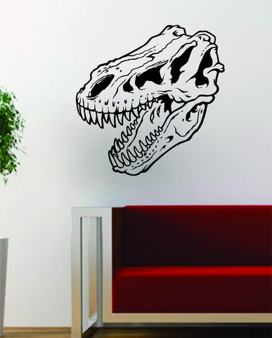 Dinosaur T Rex Skull Decal Sticker Wall Vinyl Art Decor