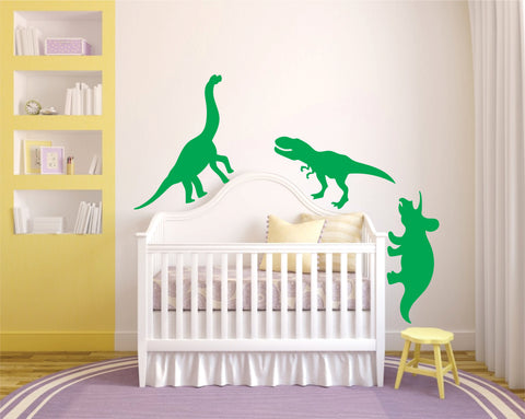 Dinosaurs Wall Decal Sticker Vinyl Art Bedroom Room Decor Teen Boy Girl Nursery Museum School Science Kids Baby Playroom