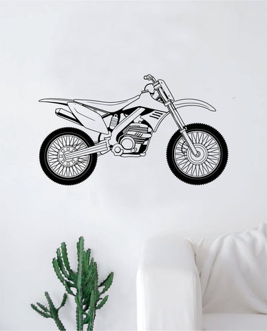 Dirtbike Motorcycle Sports Decal Sticker Bedroom Living Room Wall Vinyl Art Home Decor Teen Nursery Sports Moto X Dirtbiker Rider