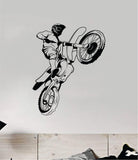 Dirtbiker v11 Wall Decal Sticker Bedroom Room Vinyl Art Home Decor Teen Boy Girl Sports Moto X Auto Rider Biker Race Dirt Brap Racing Dirtbike