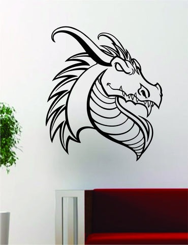 Dragon Head Design Decal Sticker Wall Vinyl Decor Art