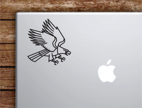 Eagle Laptop Wall Decal Sticker Vinyl Art Quote Macbook Apple Decor Car Window Truck Teen Inspirational Girls Animals Birds
