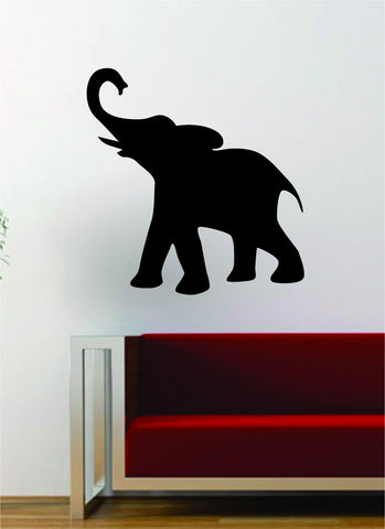 Elephant Silhouette V5 Decal Wall Vinyl Art Decor Room Animal Beautiful