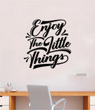 Enjoy the Little Things V5 Quote Wall Decal Sticker Bedroom Room Art Vinyl Inspirational Motivational Kids Teen Baby Nursery School Girls