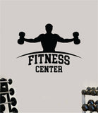 Fitness Center V9 Wall Decal Sticker Vinyl Art Wall Bedroom Home Decor Inspirational Motivational Teen Sports Gym Fitness Girls Train Beast