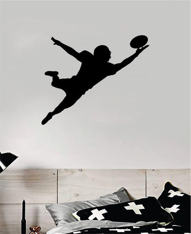 Football Player V6 Wall Decal Sticker Vinyl Art Bedroom Room Home Decor Quote Ball Kids Teen Baby Boy Girl Nursery School Fitness Sports NFL