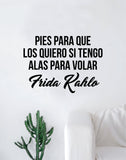 Frida Kahlo Wall Decal Home Decor Art Sticker Vinyl Bedroom Room Quote Girls Teen Spanish Painter Inspirational