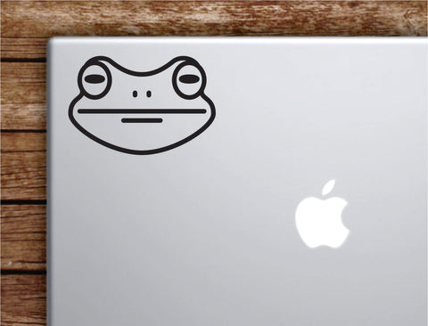 Frog Laptop Wall Decal Sticker Vinyl Art Quote Macbook Apple Decor Car Window Truck Teen Inspirational Girls Animals