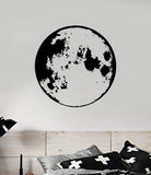 Full Moon Wall Decal Home Decor Art Sticker Vinyl Bedroom Boy Girl Teen School Nursery Science Space