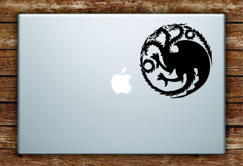 Game of Thrones House Targaryen Laptop Decal Sticker Vinyl Art Quote Macbook Apple Decor TV Shows Dragon