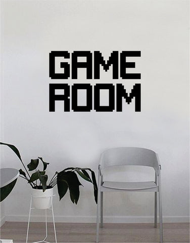 Game Room Wall Decal Quote Home Room Decor Decoration Art Vinyl Sticker Funny Gamer Gaming Nerd Geek Teen Video Kids