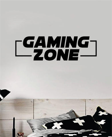 Gaming Zone V3 Video Game Decal Sticker Wall Vinyl Decor Art Home Bedroom Room Retro Nerd Teen Funny Gamer Kids Baby Xbox Ps4