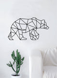 Geometric Bear Animal Design Decal Sticker Wall Vinyl Decor Art Living Room Bedroom Abstract Cool Teen Animal