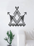 Geometric Triangle Arrows Moon Art Wall Decal Sticker Vinyl Living Room Bedroom Decor Teen Native American
