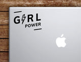 Girl Power V3 Laptop Decal Sticker Vinyl Art Quote Macbook Apple Decor Car Window Truck Women Feminist